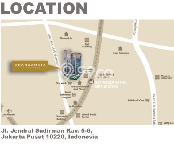 Hunian Apartemen High-Class untuk Dijual di Jakarta Pusat dengan 3 BR & 2 Kamar Mandi Hunian Apartemen High-Class untuk Dijual di Jakarta Pusat dengan 3 BR & 2 Kamar Mandi