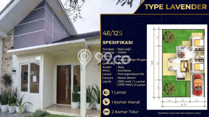 Rumah Modern 2 KT LT 125m2 di Cikeas Rumah Modern 2 KT LT 125m2 di Cikeas