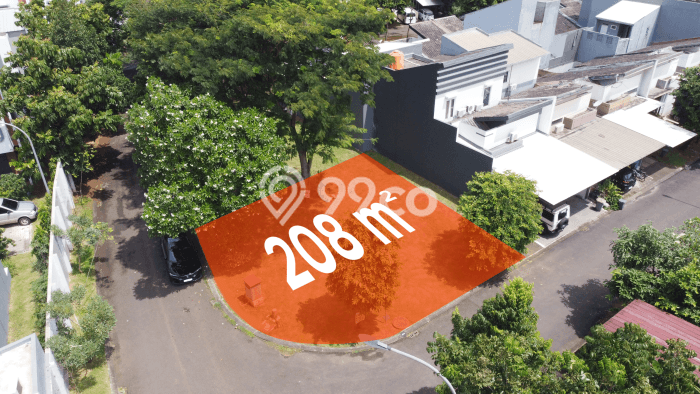 Tanah Dijual Area Strategis di BSD The Icon Tangerang 208m2 Tanah Dijual Area Strategis di BSD The Icon Tangerang 208m2