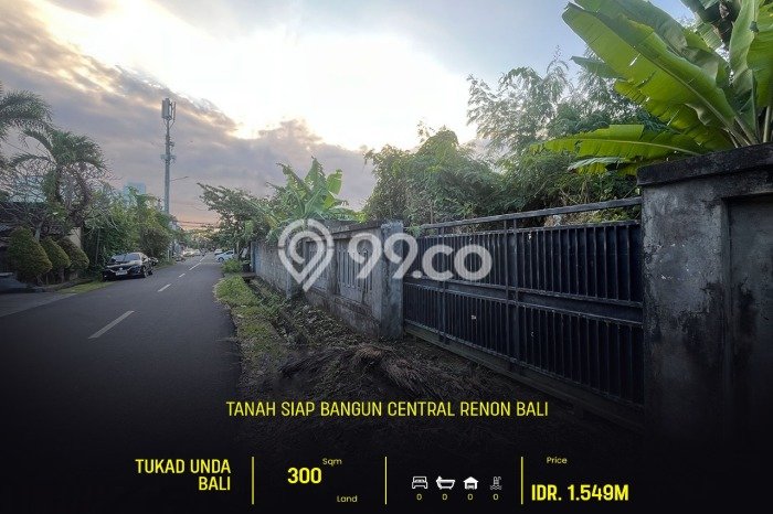 Dijual Tanah 300m2 di Renon, Denpasar Dijual Tanah 300m2 di Renon, Denpasar