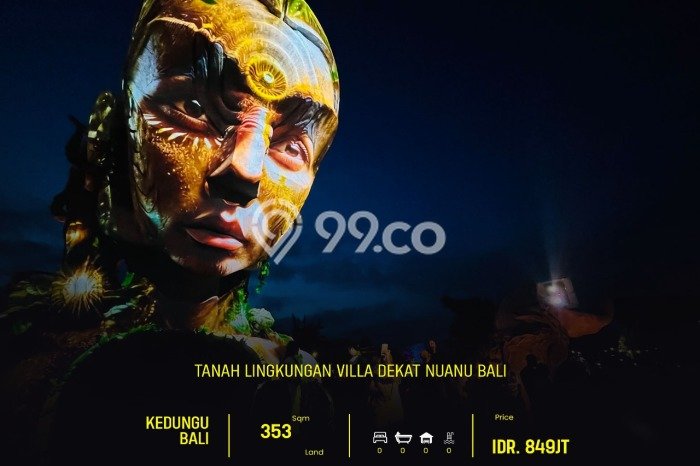 Dijual Tanah di Tabanan, Luas 353m2 SHM Dijual Tanah di Tabanan, Luas 353m2 SHM