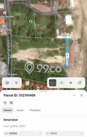 Kavling Tanah untuk Dijual di Tanjung Benoa, Badung, Luas 9815m2 Kavling Tanah untuk Dijual di Tanjung Benoa, Badung, Luas 9815m2