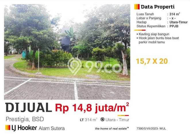 Lahan Dijual Lokasi Strategis di Tangerang dengan Luas 314m2 Lahan Dijual Lokasi Strategis di Tangerang dengan Luas 314m2