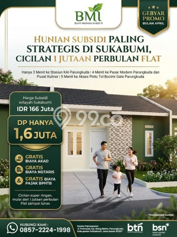 Hunian Murah Dijual Area Parung Kuda, Sukabumi Harga Rp 166 Juta Hunian Murah Dijual Area Parung Kuda, Sukabumi Harga Rp 166 Juta