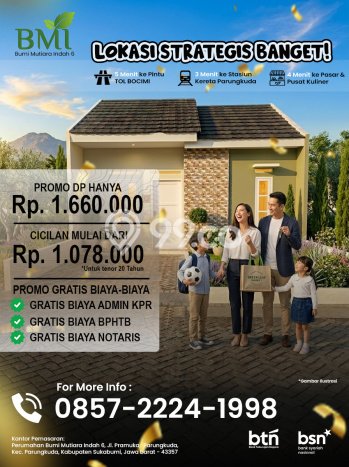 Jual Rumah Murah di Parung Kuda Sukabumi Harga Rp 166 Juta LT 36m2 Jual Rumah Murah di Parung Kuda Sukabumi Harga Rp 166 Juta LT 36m2