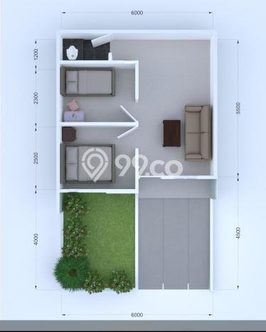 Rumah Sederhana Dijual Lokasi Parung Kuda 2 Kamar dengan LT 60m2 Rumah Sederhana Dijual Lokasi Parung Kuda 2 Kamar dengan LT 60m2