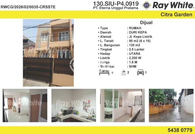 Dijual Hunian Rumah Terawat 4 Kamar di Duri Kepa, Jakarta Barat Dijual Hunian Rumah Terawat 4 Kamar di Duri Kepa, Jakarta Barat