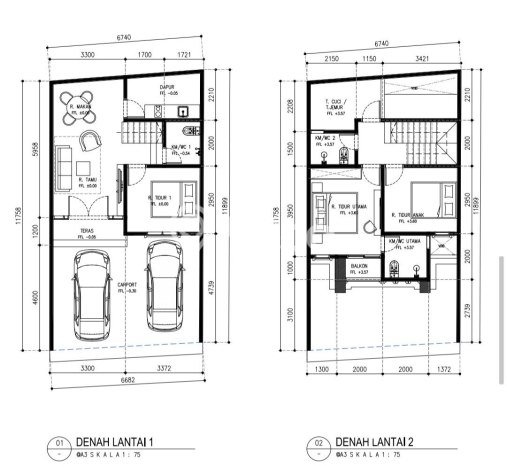 Rumah Strategis Minimalis Lb 80m2 di Cilodong, Depok Rumah Strategis Minimalis Lb 80m2 di Cilodong, Depok