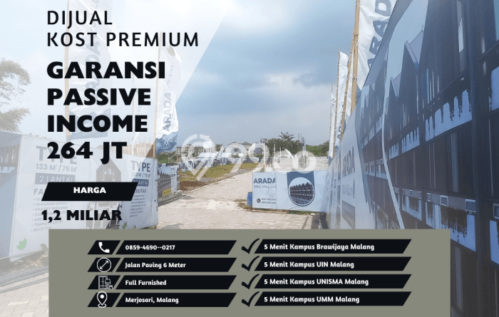 Cocok Untuk Investasi! Dijual Kost di Merjosari 10 Kamar Cocok Untuk Investasi! Dijual Kost di Merjosari 10 Kamar