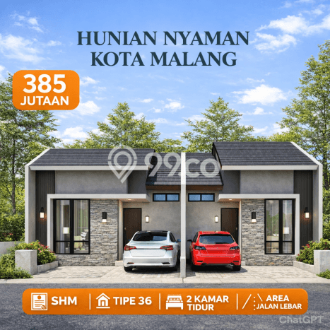 Rumah Terjangkau Dijual di Kedungkandang, Malang Harga Rp 385 Juta Rumah Terjangkau Dijual di Kedungkandang, Malang Harga Rp 385 Juta