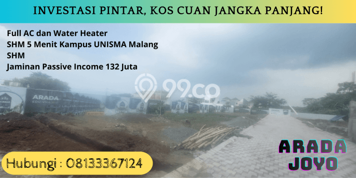 Dijual Rumah Modern 10 KT di Merjosari, Malang Dijual Rumah Modern 10 KT di Merjosari, Malang