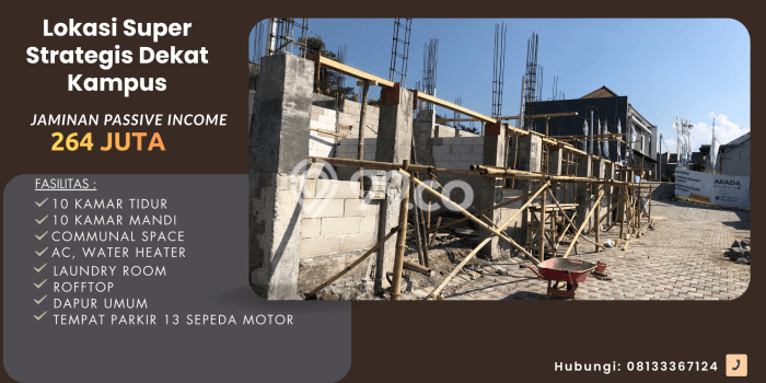 Dijual Segera Rumah Kost di Merjosari, Malang 10 Kamar Dijual Segera Rumah Kost di Merjosari, Malang 10 Kamar