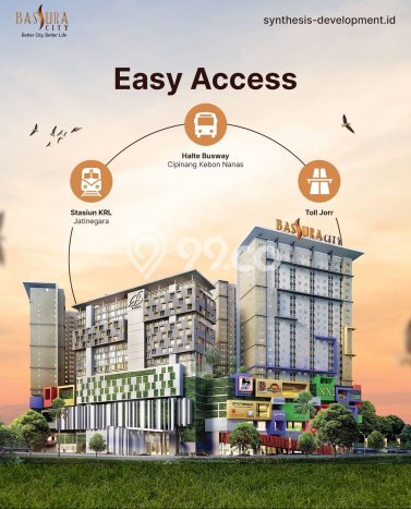 Apartemen Minimalis untuk Dijual di Jakarta Garden City Dengan Spesifikasi 2 KT & 1 KM Apartemen Minimalis untuk Dijual di Jakarta Garden City Dengan Spesifikasi 2 KT & 1 KM
