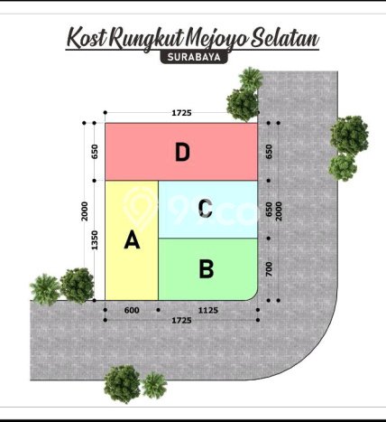 Jual Rumah Favorit Siap Huni LB 142m2 di Rungkut, Surabaya Jual Rumah Favorit Siap Huni LB 142m2 di Rungkut, Surabaya