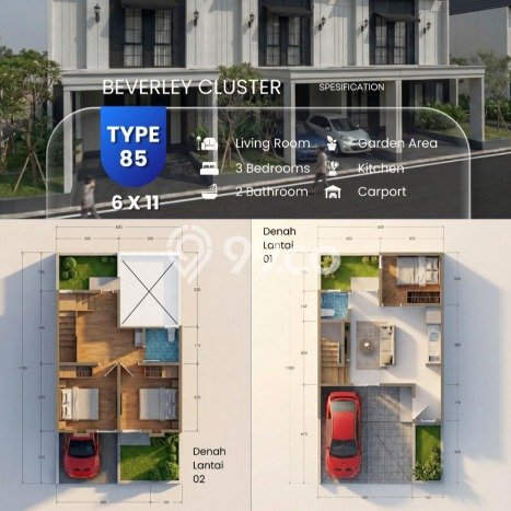 Rumah Modern Minimalis 3 Kamar Siap Huni di Klaten Selatan Rumah Modern Minimalis 3 Kamar Siap Huni di Klaten Selatan