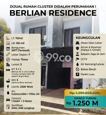 Hunian Cantik Modern Lb 126m2 di Arcamanik, Bandung Hunian Cantik Modern Lb 126m2 di Arcamanik, Bandung