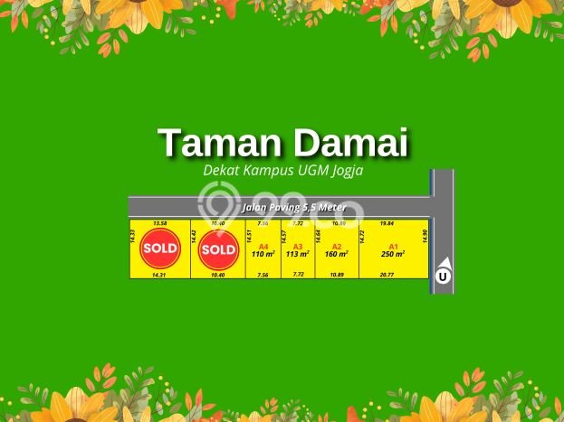 Tanah Dijual Area Strategis di Pogung Yogyakarta 250m2 Tanah Dijual Area Strategis di Pogung Yogyakarta 250m2