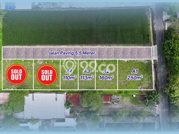 Tanah Kavling Dijual di Yogyakarta dengan Spesifikasi 113m2 Tanah Kavling Dijual di Yogyakarta dengan Spesifikasi 113m2