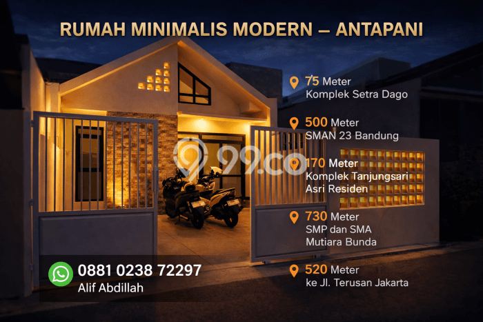 For Sale Rumah 2 Kamar Lokasi Strategis Nyaman dan Strategis di Antapani For Sale Rumah 2 Kamar Lokasi Strategis Nyaman dan Strategis di Antapani
