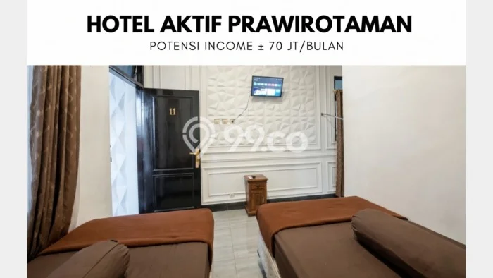 INVESTASI MENGUNTUNGKAN! Hotel di Mergangsan, Luas 500m2m², Nilai Sewa Tinggi INVESTASI MENGUNTUNGKAN! Hotel di Mergangsan, Luas 500m2m², Nilai Sewa Tinggi