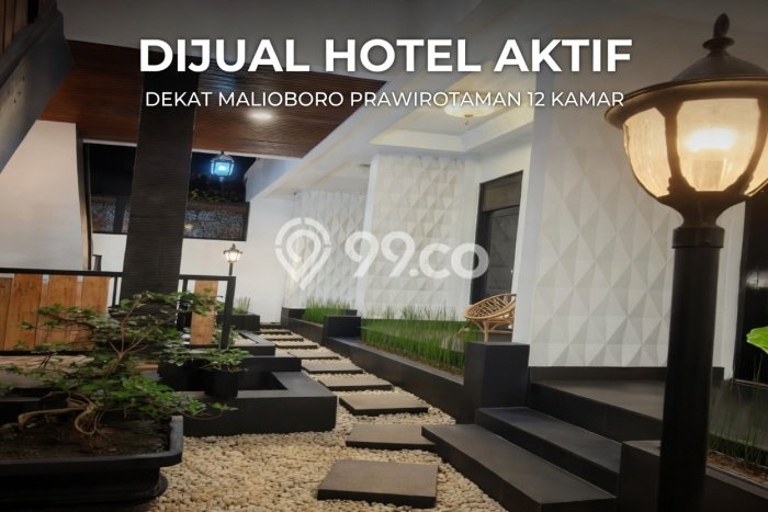 AREA BISNIS! Hotel di Mergangsan, Luas 500m2m², Jalan Utama, Ramai AREA BISNIS! Hotel di Mergangsan, Luas 500m2m², Jalan Utama, Ramai