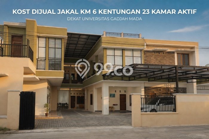 Unit Kost Dijual di Sleman Spesifikasi 26 Kamar Tidur dan Area Strategis Unit Kost Dijual di Sleman Spesifikasi 26 Kamar Tidur dan Area Strategis