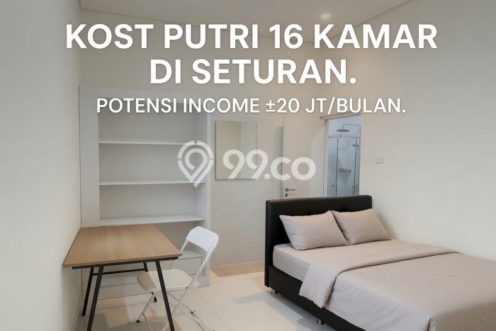 Tersedia Rumah Kost di Caturtunggal, Sleman 16 Kamar Tersedia Rumah Kost di Caturtunggal, Sleman 16 Kamar