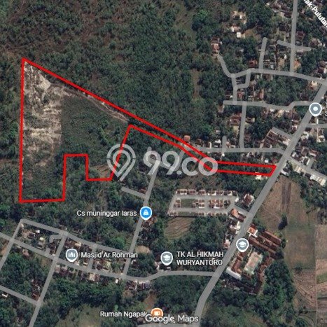 Kavling Tanah Dijual di Wuryantoro Wonogiri Spesifikasi 50966m2 Kavling Tanah Dijual di Wuryantoro Wonogiri Spesifikasi 50966m2