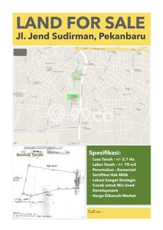Tanah untuk Dijual di Pekanbaru Kota Pekanbaru Luas 24000m2 Tanah untuk Dijual di Pekanbaru Kota Pekanbaru Luas 24000m2