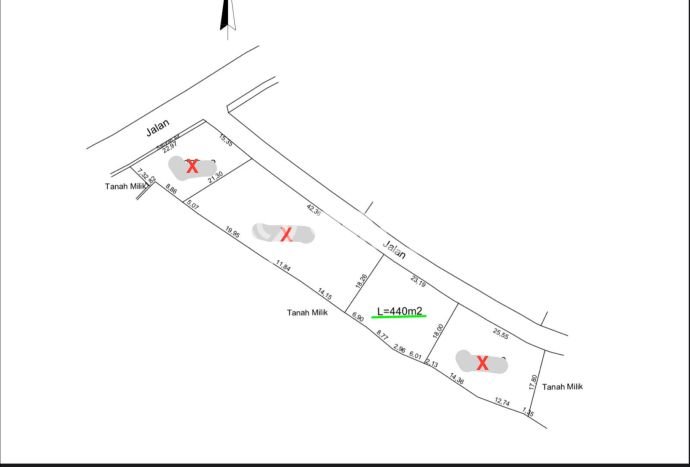 Tanah Kavling Dijual di Cepaka, Tabanan dengan Luas Tanah 440m2 Tanah Kavling Dijual di Cepaka, Tabanan dengan Luas Tanah 440m2