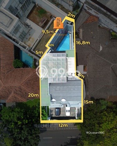 Hunian Eksklusif Siap Huni LT 318m2 di Menteng, Jakarta Pusat Hunian Eksklusif Siap Huni LT 318m2 di Menteng, Jakarta Pusat
