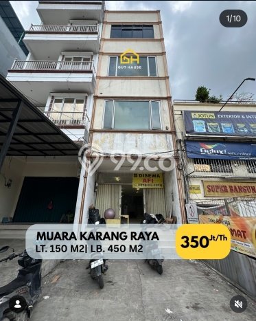 Ruko Disewa di Jakarta Utara dengan LB 500m2 Area Komersial Ramai Ruko Disewa di Jakarta Utara dengan LB 500m2 Area Komersial Ramai