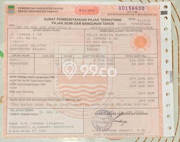 Rumah Kost Dijual di Cikarang Selatan, Bekasi, 0 KT, 5 KM, Bangunan 53m2 Rumah Kost Dijual di Cikarang Selatan, Bekasi, 0 KT, 5 KM, Bangunan 53m2