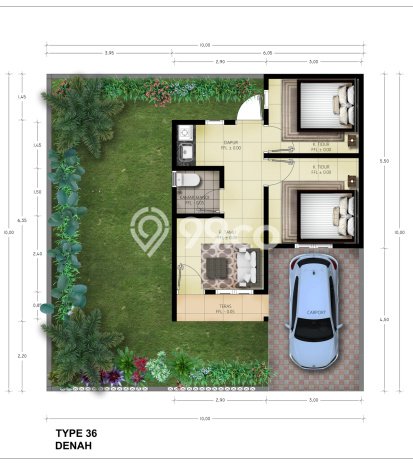 Rumah Modern 3 KT LT 100m2 di Nusa Dua Rumah Modern 3 KT LT 100m2 di Nusa Dua