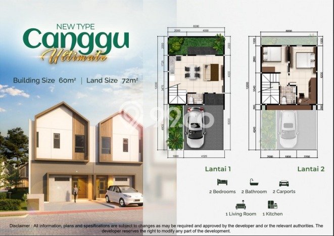 Lokasi strategis! Rumah siap pakai disewakan di Tigaraksa LB 60m2 Lokasi strategis! Rumah siap pakai disewakan di Tigaraksa LB 60m2