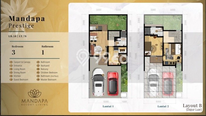 Rumah Modern 3 KT LT 140m2 di Bekasi Rumah Modern 3 KT LT 140m2 di Bekasi