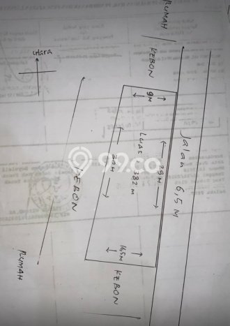 Tanah Komersial Dijual di Banyudono Boyolali 382m2 Tanah Komersial Dijual di Banyudono Boyolali 382m2