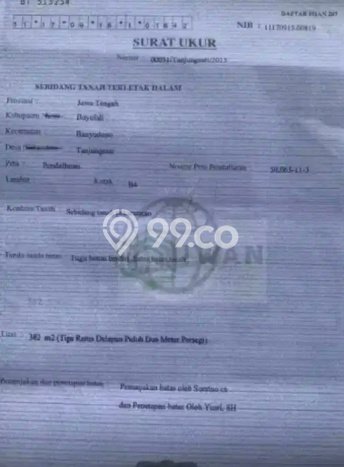 Lahan Kosong Dijual di Banyudono, Boyolali, Luas 382m2 Area Strategis Lahan Kosong Dijual di Banyudono, Boyolali, Luas 382m2 Area Strategis