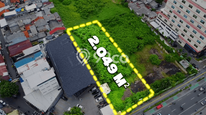 Tanah Dijual di Jakarta Pusat Seluas 2049m2 Strategis Tanah Dijual di Jakarta Pusat Seluas 2049m2 Strategis