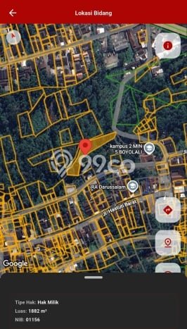 Lahan Dijual Lokasi Ampel, Boyolali dengan Luas Tanah 1882m2 dan Status SHM Lahan Dijual Lokasi Ampel, Boyolali dengan Luas Tanah 1882m2 dan Status SHM