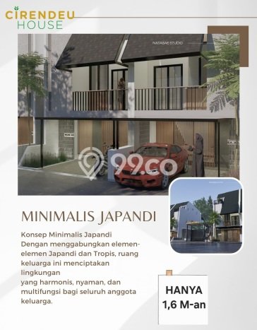 Hunian Nyaman Asri 4 KT Siap Pakai di Cirendeu Jakarta Selatan Hunian Nyaman Asri 4 KT Siap Pakai di Cirendeu Jakarta Selatan