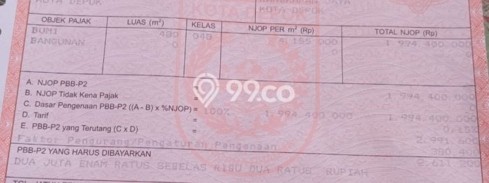 Lahan Kosong Dijual di Pancoran Mas, Depok, Luas 16720m2 Area Strategis Lahan Kosong Dijual di Pancoran Mas, Depok, Luas 16720m2 Area Strategis