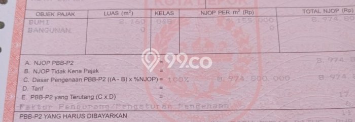 Lahan Kosong Dijual di Pancoran Mas, Depok, Luas 16720m2 Area Strategis Lahan Kosong Dijual di Pancoran Mas, Depok, Luas 16720m2 Area Strategis