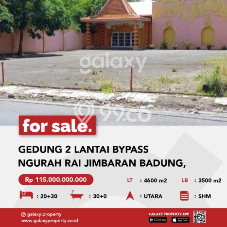 Unit Gudang Dijual di Badung LT 4600m2 & LB 3500m2 Unit Gudang Dijual di Badung LT 4600m2 & LB 3500m2