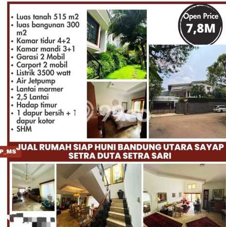 Rumah Elit LB 300m2 Siap Pakai Desain Elegan di Setra Sari, Bandung Rumah Elit LB 300m2 Siap Pakai Desain Elegan di Setra Sari, Bandung