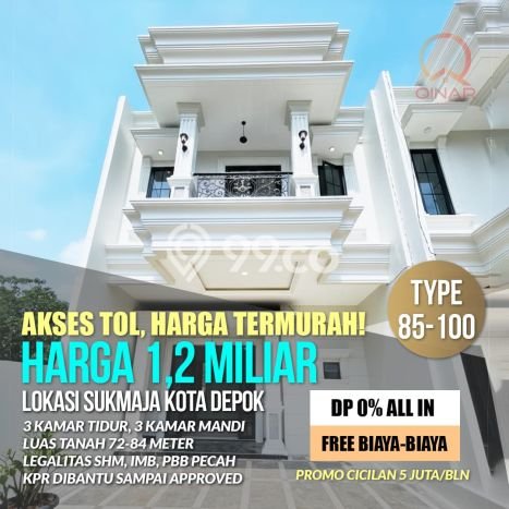 For Sale Hunian Rumah Terawat 2 KT di Margonda, Depok For Sale Hunian Rumah Terawat 2 KT di Margonda, Depok