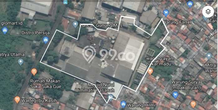 FOR SALE! Pabrik di Ciracas Jakarta Timur, LT 16517m2, LB 7370m2 FOR SALE! Pabrik di Ciracas Jakarta Timur, LT 16517m2, LB 7370m2