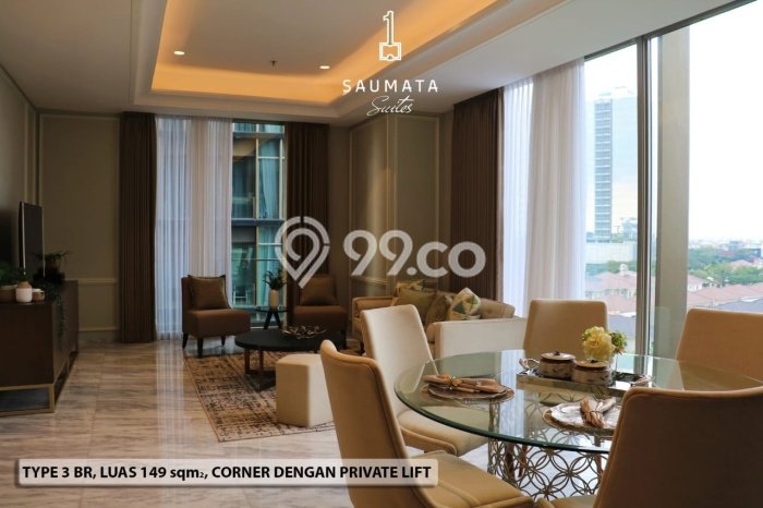 Apartemen Eksklusif di Alam Sutera, 3 KT, Luas 149m², Dekat Alam Sutera, Tangerang, Tangerang Apartemen Eksklusif di Alam Sutera, 3 KT, Luas 149m², Dekat Alam Sutera, Tangerang, Tangerang