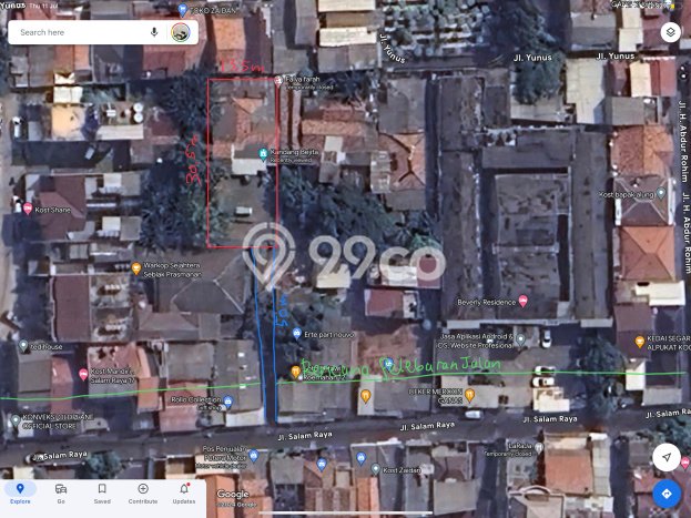Untuk Dijual Tanah di Jakarta Barat, Luas 428m2 SHM Untuk Dijual Tanah di Jakarta Barat, Luas 428m2 SHM