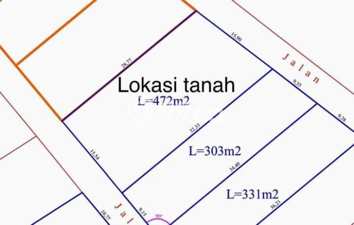 Tanah Dijual di Badung Seluas 472m2 Strategis Tanah Dijual di Badung Seluas 472m2 Strategis